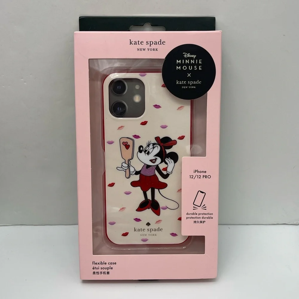 KS New York x Disney Minnie Mouse IPhone 12/2 Pro Mini Flexible Phone Case NWT